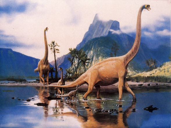 Brachiosaurus in vivo